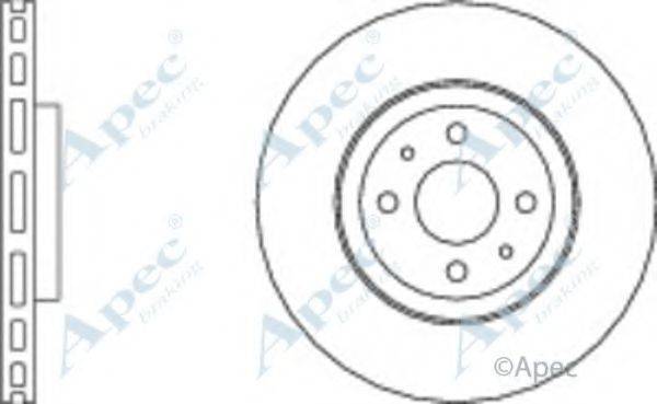 APEC BRAKING DSK671 гальмівний диск