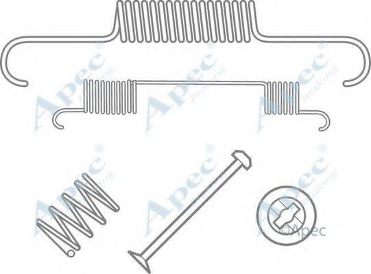 APEC BRAKING KIT2047 Комплектуючі, гальмівна колодка