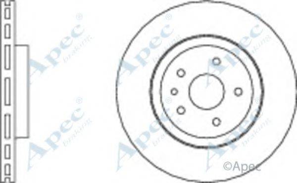 APEC BRAKING DSK691 гальмівний диск