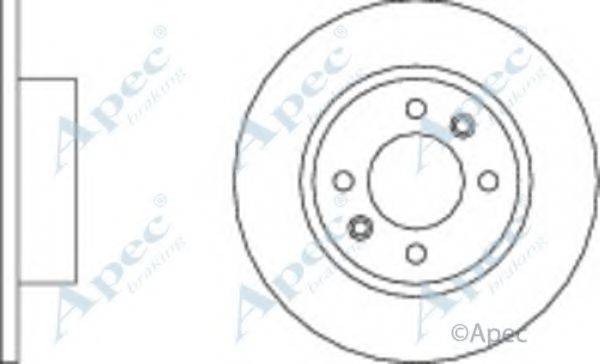 APEC BRAKING DSK699 гальмівний диск