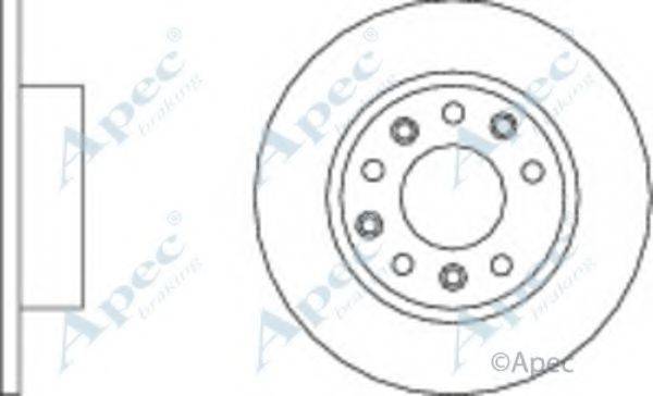 APEC BRAKING DSK700 гальмівний диск