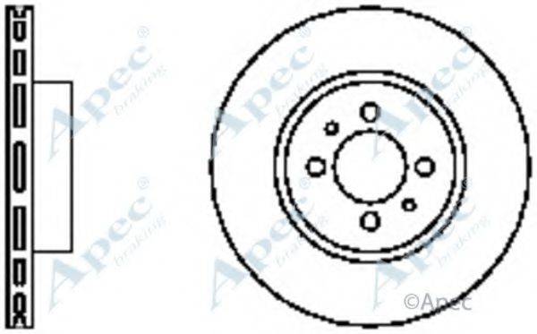 APEC BRAKING DSK751 гальмівний диск