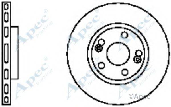 APEC BRAKING DSK834 гальмівний диск