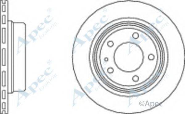 APEC BRAKING DSK930 гальмівний диск