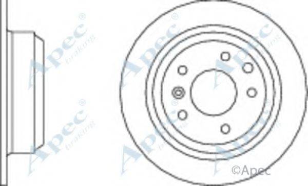 APEC BRAKING DSK947 гальмівний диск