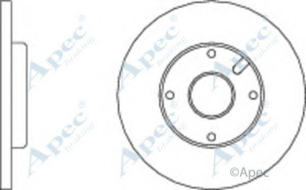 APEC BRAKING DSK126 гальмівний диск