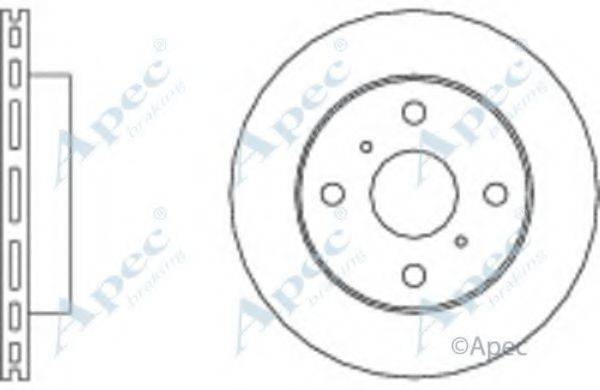 APEC BRAKING DSK195 гальмівний диск