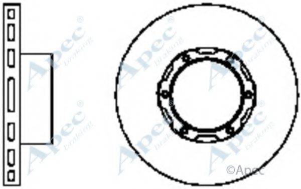 APEC BRAKING DSK2033 гальмівний диск