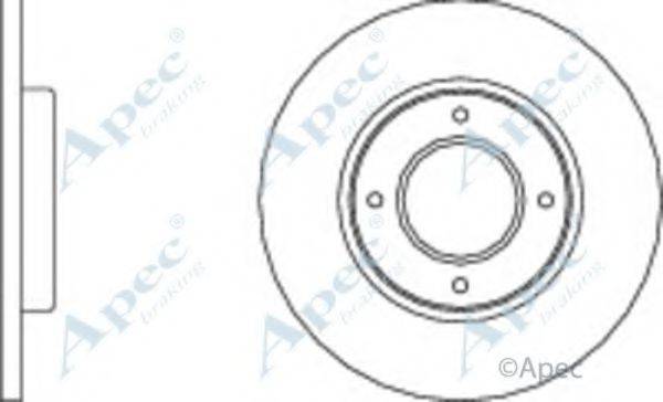 APEC BRAKING DSK263 гальмівний диск