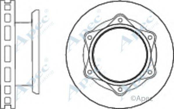 APEC BRAKING DSK2891 гальмівний диск