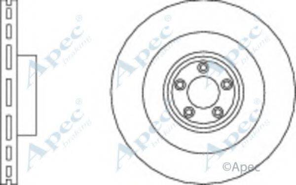 APEC BRAKING DSK2917 гальмівний диск