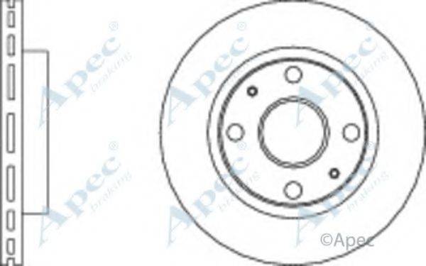 APEC BRAKING DSK2919 гальмівний диск