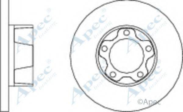 APEC BRAKING DSK511 гальмівний диск