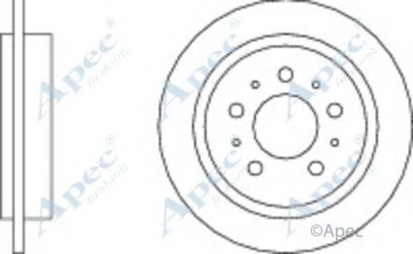 APEC BRAKING DSK592 гальмівний диск