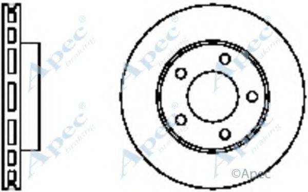 APEC BRAKING DSK756 гальмівний диск