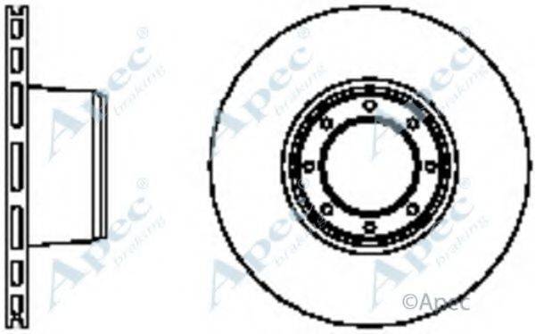 APEC BRAKING DSK791 гальмівний диск