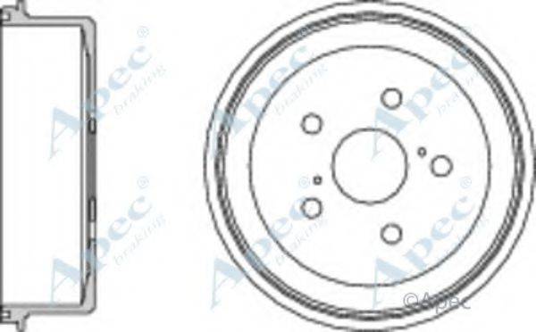 APEC BRAKING DRM9150 Гальмівний барабан