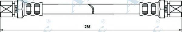 APEC BRAKING HOS3015 Гальмівний шланг