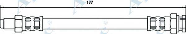 APEC BRAKING HOS3058 Гальмівний шланг