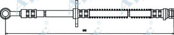 APEC BRAKING HOS3108 Гальмівний шланг