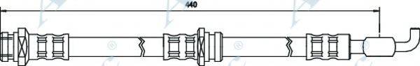 APEC BRAKING HOS3133 Гальмівний шланг