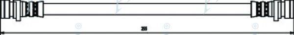 APEC BRAKING HOS3219 Гальмівний шланг