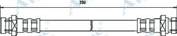 APEC BRAKING HOS3248 Гальмівний шланг