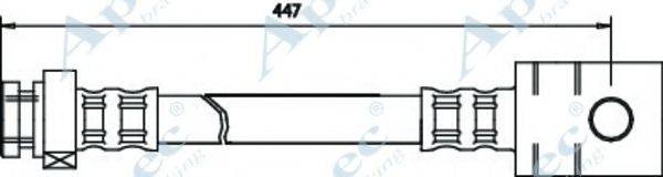 APEC BRAKING HOS3332 Гальмівний шланг