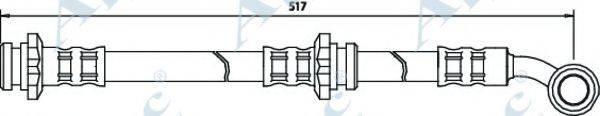 APEC BRAKING HOS3384 Гальмівний шланг