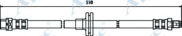 APEC BRAKING HOS3434 Гальмівний шланг