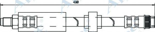 APEC BRAKING HOS3436 Гальмівний шланг