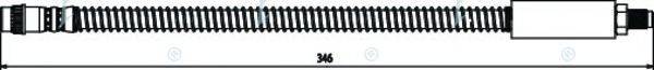 APEC BRAKING HOS3485 Гальмівний шланг