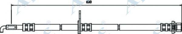 APEC BRAKING HOS3528 Гальмівний шланг