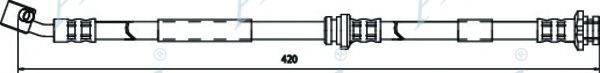 APEC BRAKING HOS3534 Гальмівний шланг