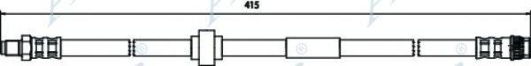 APEC BRAKING HOS3721 Гальмівний шланг