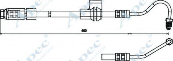 APEC BRAKING HOS3736 Гальмівний шланг