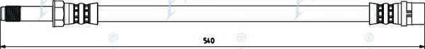 APEC BRAKING HOS3800 Гальмівний шланг