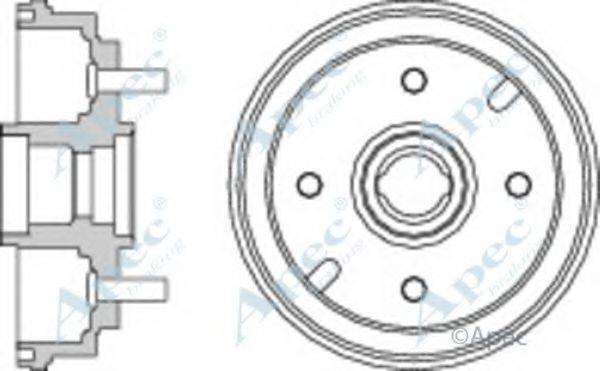 APEC BRAKING DRM9173 Гальмівний барабан