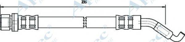 APEC BRAKING HOS3697 Гальмівний шланг