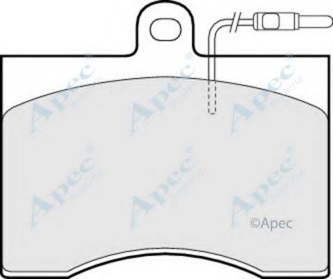 APEC BRAKING PAD618 Комплект гальмівних колодок, дискове гальмо