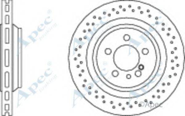 APEC BRAKING DSK3007 гальмівний диск