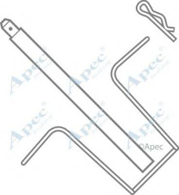 APEC BRAKING KIT231 Комплектуючі, гальмівні колодки