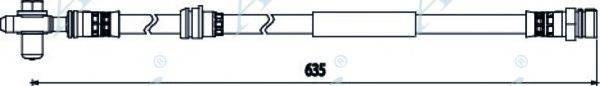 APEC BRAKING HOS3898 Гальмівний шланг