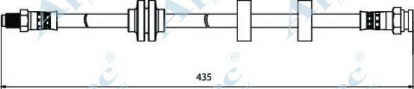 APEC BRAKING HOS3973 Гальмівний шланг