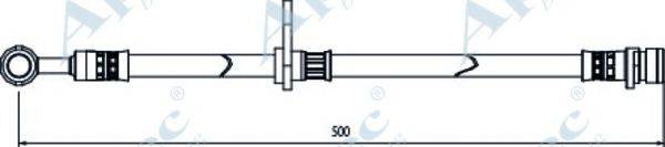 APEC BRAKING HOS4045 Гальмівний шланг