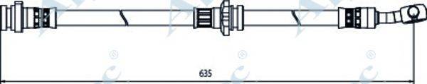 APEC BRAKING HOS4056 Гальмівний шланг