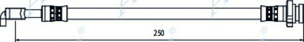 APEC BRAKING HOS4058 Гальмівний шланг