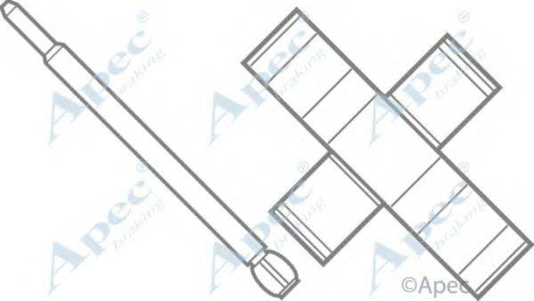 APEC BRAKING KIT271 Комплектуючі, гальмівні колодки