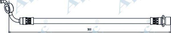 APEC BRAKING HOS4128 Гальмівний шланг