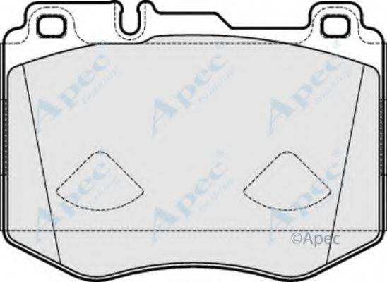 APEC BRAKING PAD2035 Комплект гальмівних колодок, дискове гальмо